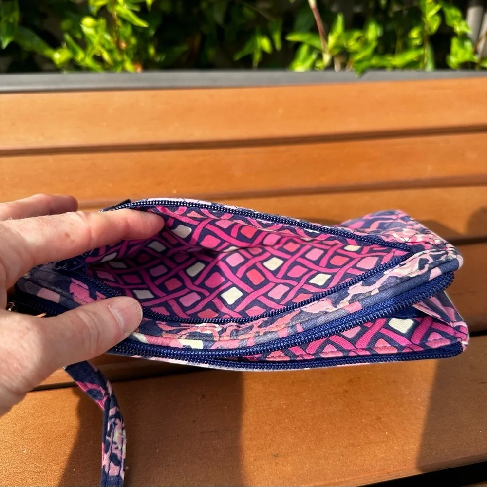 Vera Bradley Katalina Pink Wristlet - Picture 2 of 6